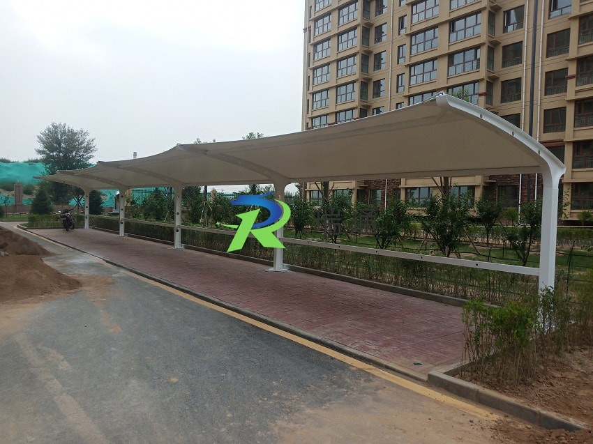 張家口市陽(yáng)原縣紫玉嘉園小區(qū)車(chē)棚